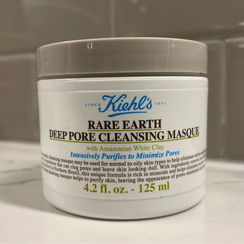 NEW SEALED FULL SIZE Kiehl’s Rare Earth Deep Pore Cleansing Masque 4.2oz | 125ml